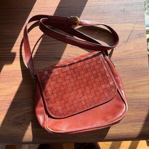 Brown Leather Crossbody Bag
